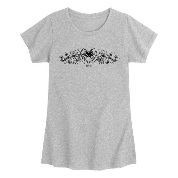 Descendants: Wicked Wonderland - Doodle Pink Fitted Short Sleeve Graphic T-Shirt