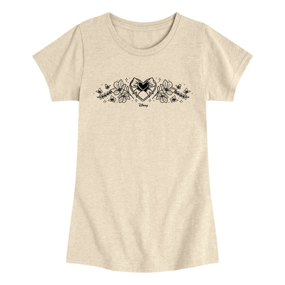 Descendants: Wicked Wonderland - Doodle Pink Fitted Short Sleeve Graphic T-Shirt