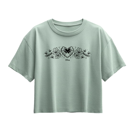 Descendants: Wicked Wonderland - Doodle Pink Girls' Short Sleeve Boxy Graphic T-Shirt