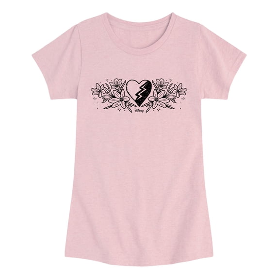 Descendants: Wicked Wonderland - Doodle Red Fitted Short Sleeve Graphic T-Shirt