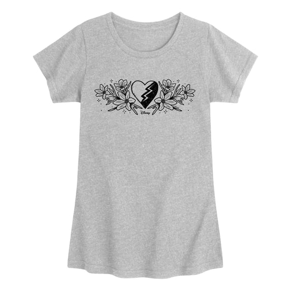 Descendants: Wicked Wonderland - Doodle Red Fitted Short Sleeve Graphic T-Shirt
