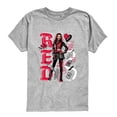 thumbnail image 1 of Descendants: Wicked Wonderland - Hand Drawn Red Short Sleeve Graphic T-Shirt, 1 of 4