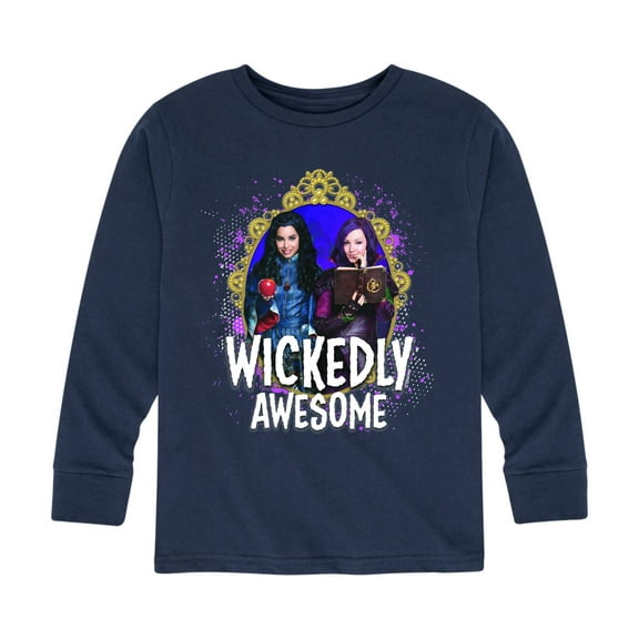 Descendants - Wickedly Awesome - Toddler And Youth Long Sleeve Graphic T-Shirt