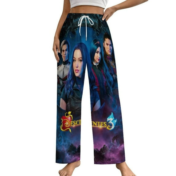 Descendants Womens Comfy Pajama PJ Pants Lounge Pants Sleepwear Drawstring PJ Bottoms Pants