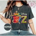 thumbnail image 1 of Descendants Zombies World Tour Matching Comfort Colors T-Shirt, Disney The Rise Of Red Group Shirt, Summer Music Festival, 1 of 5