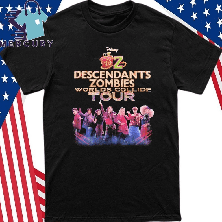 Descendants Zombies Worlds Collide Tour 2025 shirt - Walmart.com