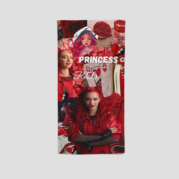 Descendants'stowel features a distinctive design, making it a perfect gift for fans. Ideal for workouts, yoga, boxing, and sunbathing, it's 13.8"x28.7".