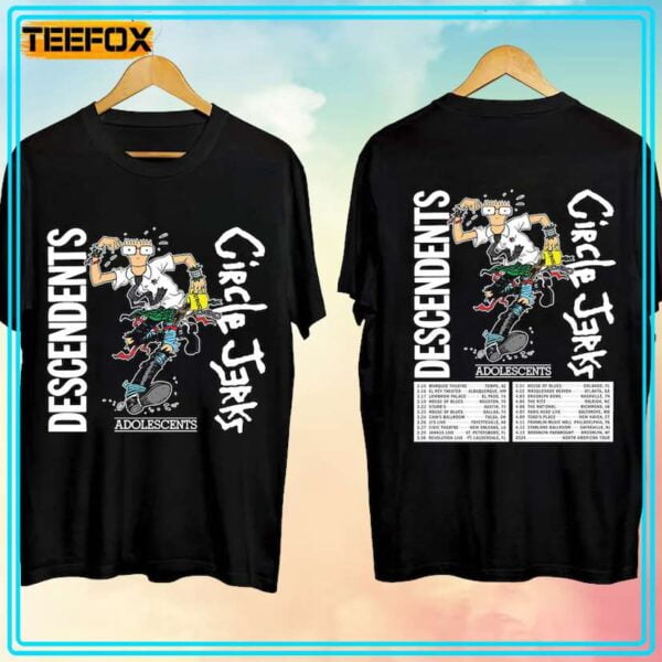 Descendents Band Tour 2024 Concert TShirt