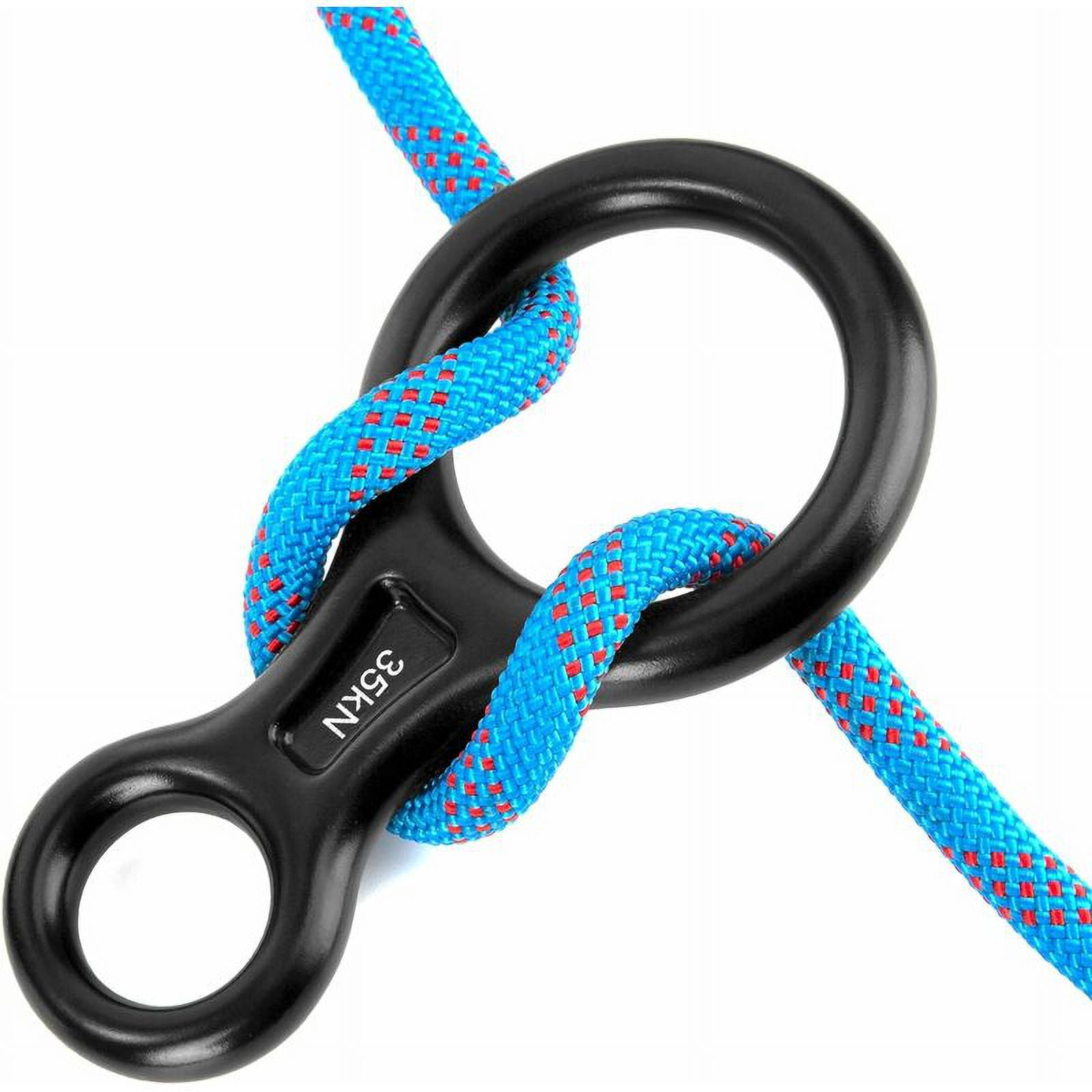 Descender Figure 8 Descending Equipment 35KN Aluminum Climbing Ring