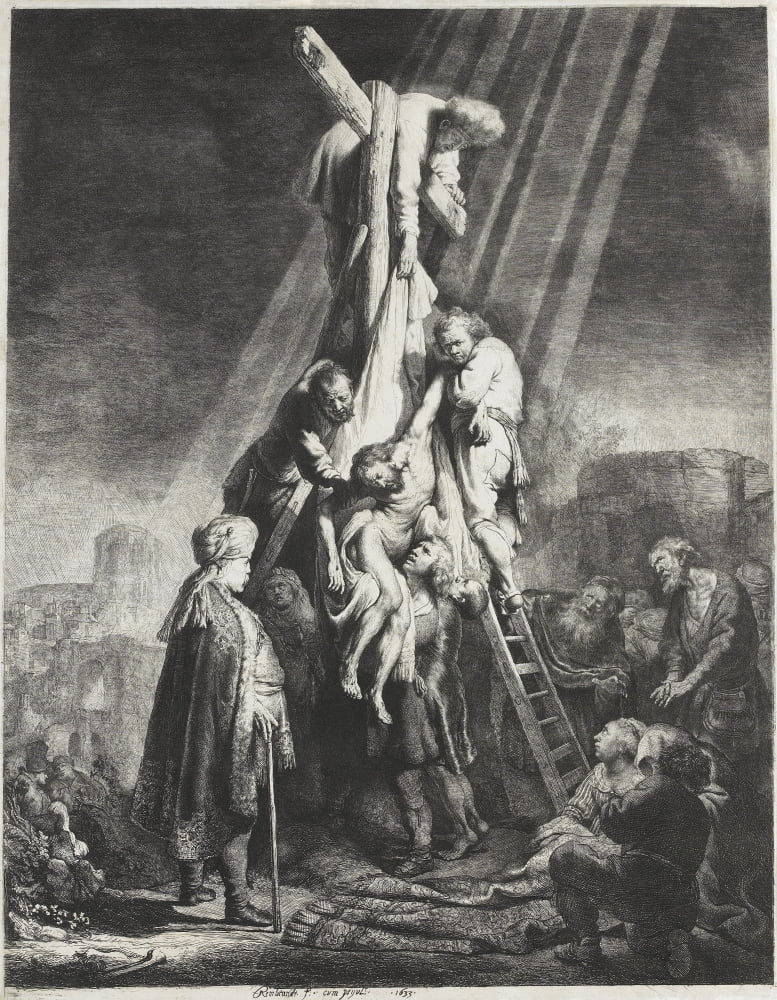 Descent From The Cross Canvas Art - (24 x 36)