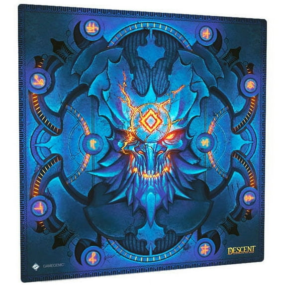 Descent Legends of The Dark Prime Game Mat | Large 3' x 3' Softly Cushioned Anti-Slip Game Mat with Full-Color Printed Artwork | Board Game Accessory | Made from Natural Rubber | Made by Gamegenic