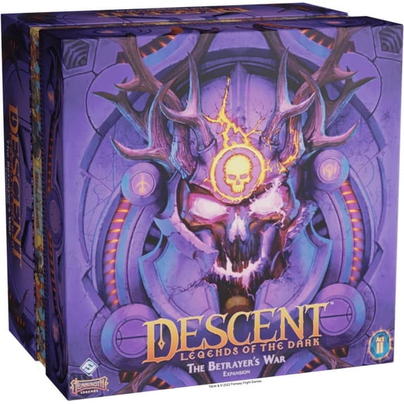 Descent Legends of The Dark Game: The Betrayer's War Expansion for Ages 14 and up, from Asmodee