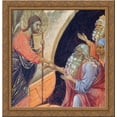 thumbnail image 1 of Descent into Hell (Fragment) 20x20 Gold Ornate Wood Framed Canvas Art by Duccio, 1 of 2