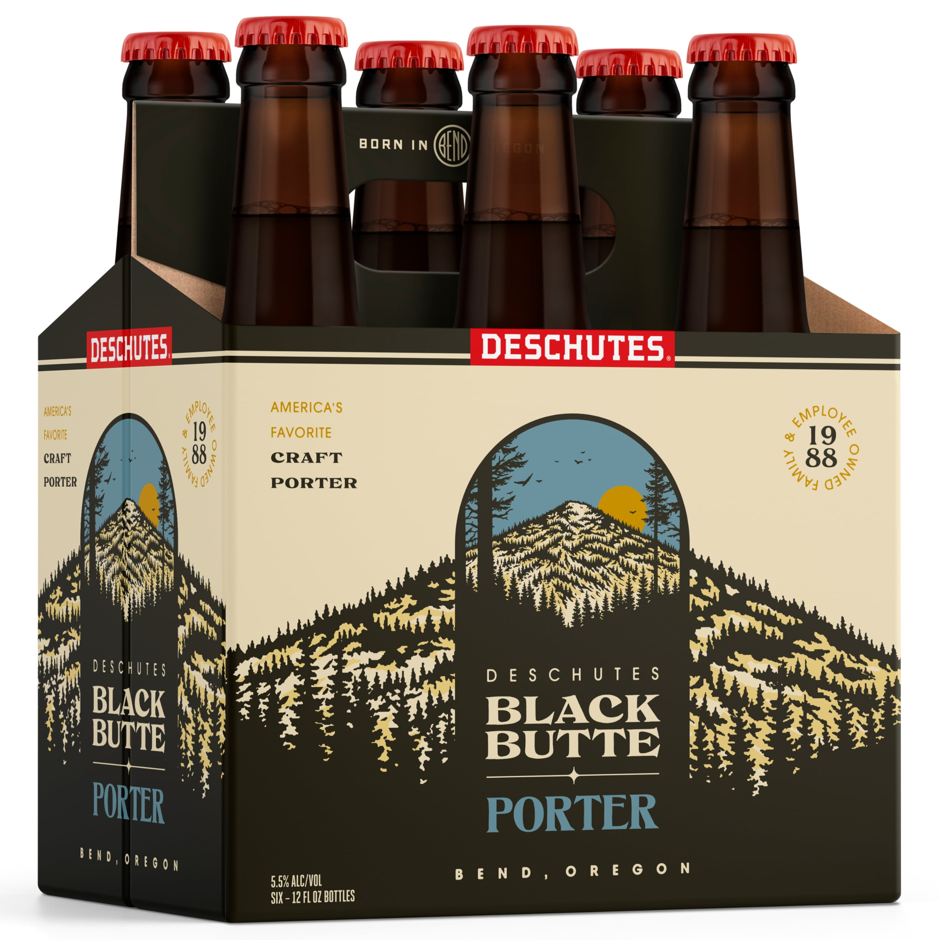 Deschutes Black Butte Porter Craft Beer, 6 Pack, 12 fl oz bottles ...