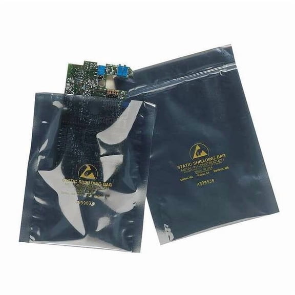 Desco Reclosable Bag,ESD,LDPE,Seal,PK100 13615