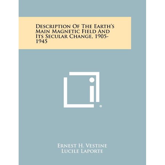 Description of the Earth's Main Magnetic Field and Its Secular Change, 1905-1945