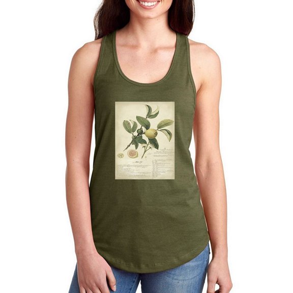 Descube Botanical I Racerback Tank Women -A. Descubes Designs, Female XX-Large