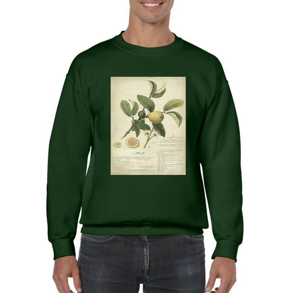 Descube Botanical I Sweatshirt Men -A. Descubes Designs, Male 5X-Large
