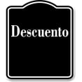 thumbnail image 1 of Descuento Spanish Muestra al aire libre firmar BLACK Aluminum Composite Sign, 15"x18", 1 of 9