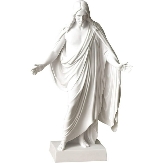 Deseret Book - BELOSOL - Christus Statue - Christian Decor - Jesus Statue - Jesus Home Decor - Inspirational Sculpture - Christian Living - 12"