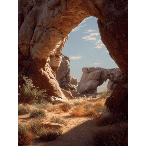 Desert Arch Landscape Canvas Wall Art for Living Room Bedroom Office Home Cafe Bar Restaurant Outdoor Decor