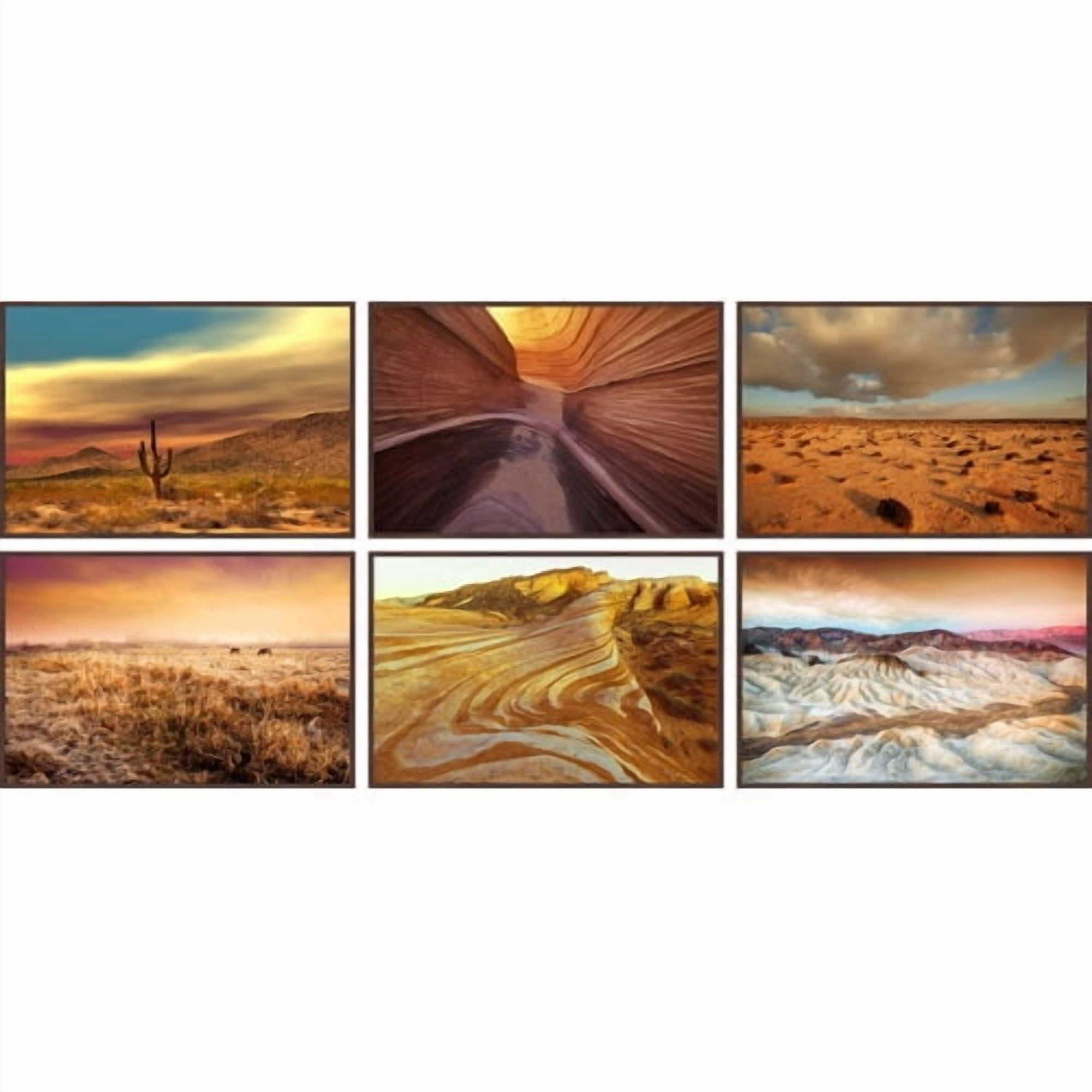 Desert Beauty Hexaptych
