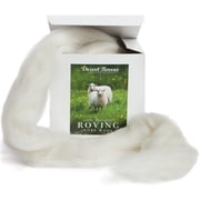 Desert Breeze Corriedale Yarn Natural White Wool Un-Dyed, 8 oz