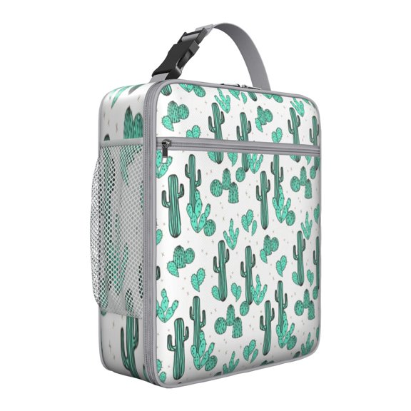 Desert Cactus Art Boho Cactus Insulated Lunch Bag Cactus Succulents Southwestern Succulent Watercolor Cactus Retro Desert Succulent Cute Kawaii Cactus Minimalist Botanical Cactus Aesthetic Succulen D