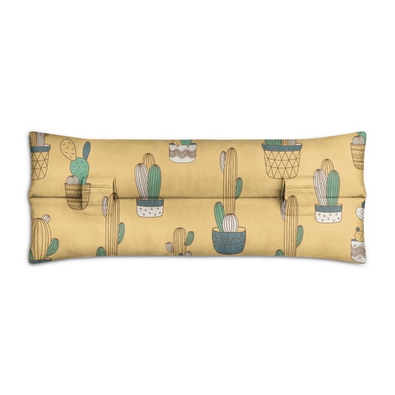 Desert Cactus Art Seatbelt Cushion Plush Recovery Pillow for Post-Breast Surgery & Chest Protection