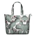 thumbnail image 1 of Desert Cactus Art Weekender Bag - Spacious Travel Tote with Zipper Closure, Durable Handles & Interior Organization, Aesthetic Succulent Print for Women & Moms on the Go, 1 of 5
