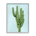thumbnail image 1 of Desert Cactus Blue Sky Botanical & Floral Graphic Art Gray Framed Art Print Wall Art, 1 of 7