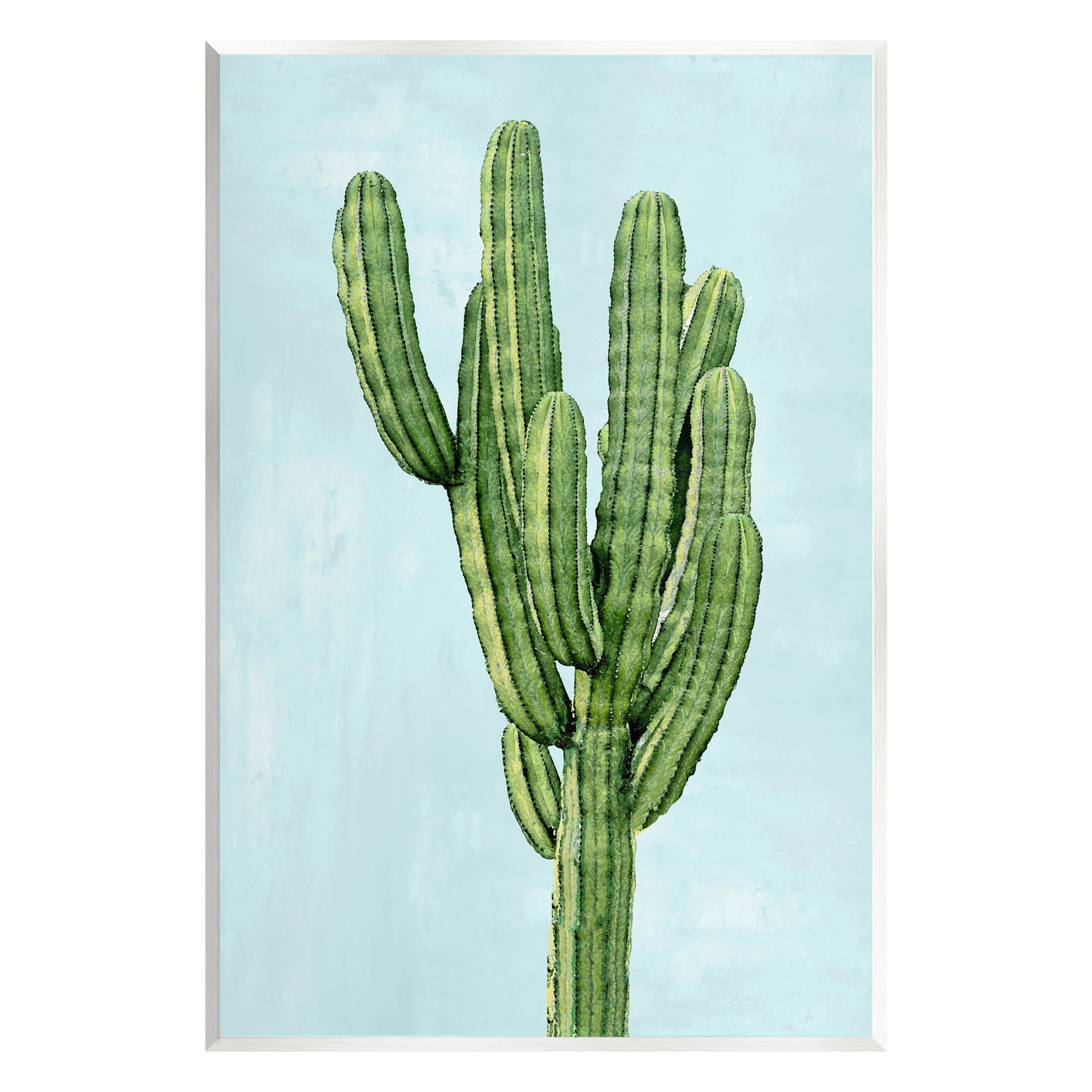 Stupell Industries Desert Cactus Blue Sky Wall Plaque Art, 10" x 15"