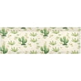 thumbnail image 1 of Desert Cactus Curtain Valance for Kitchen Windows/Bathroom/Living Room/Bedroom Blackout, Rod Pocket Valance Small Window Treatment, 54" W x 18" L Home Decor, 1 of 6