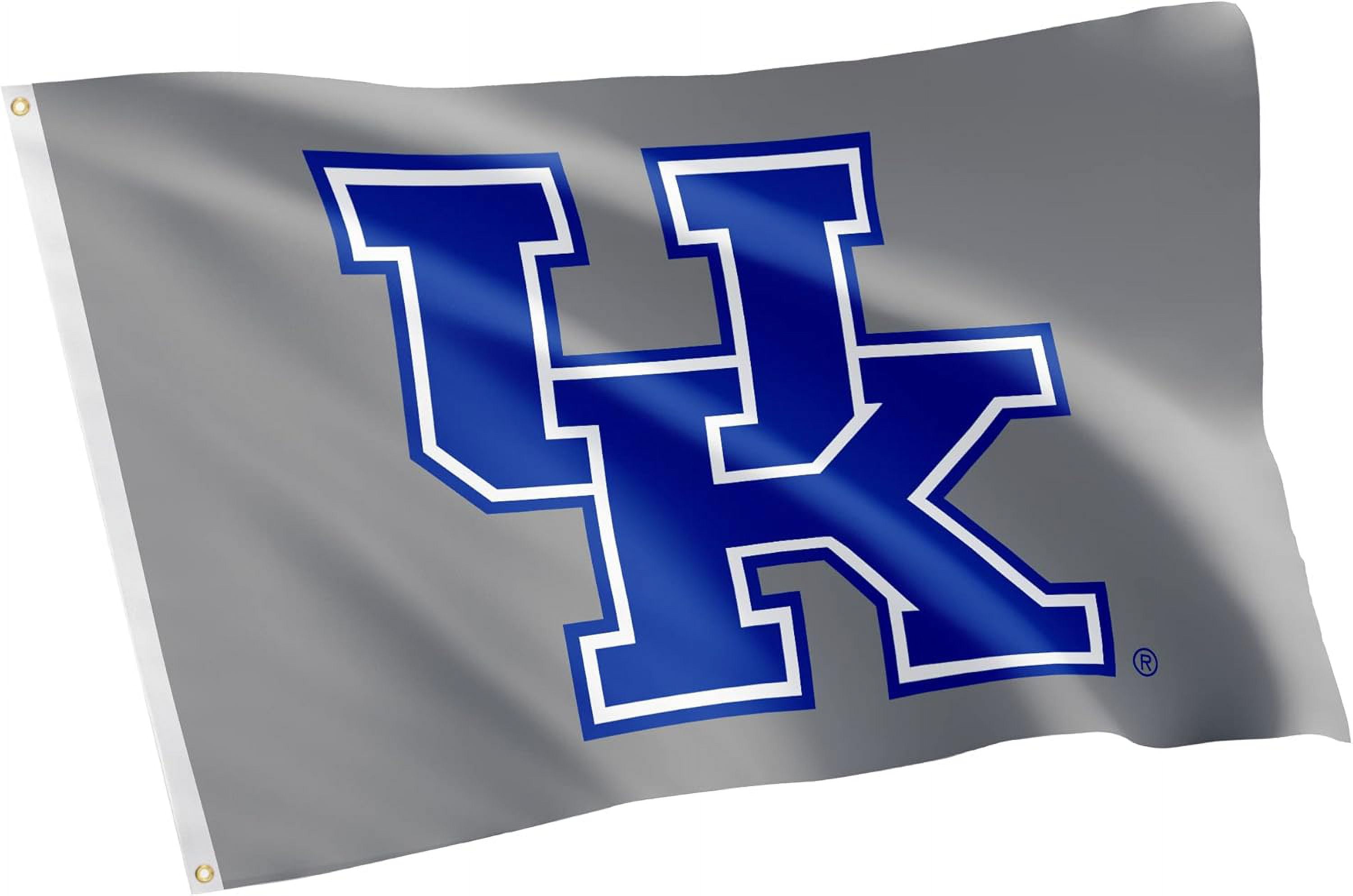 Kentucky Wildcats Blue and White Polyester 3' x 5' Flag