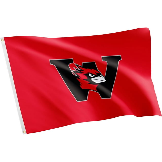 Desert Cactus Wesleyan University Flag Banners 100 Polyester Indoor