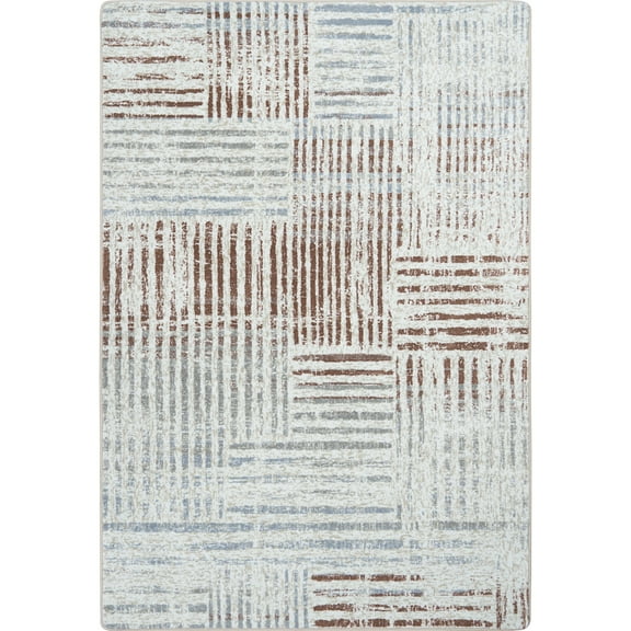 Joy Carpets Desert Cameo 5'4" x 7'8" Indoor Area Rug in Color Terracotta