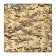 thumbnail image 1 of Desert Camo Beige Pattern Square Fitted Tablecloth with Elastic Edge,Square Table Cover,Washable Elastic Table Cover for Home Kitchen Party Decor 36"x36", 1 of 6
