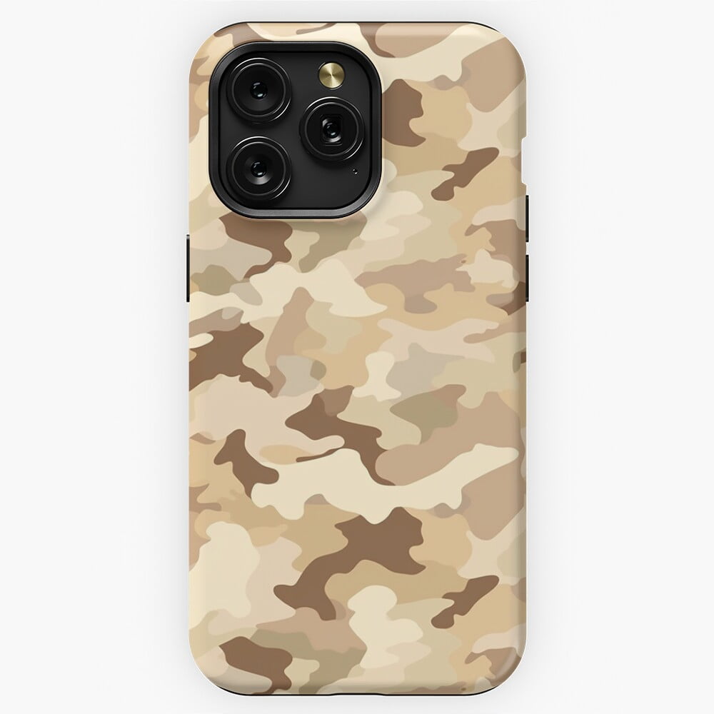 Desert Camouflage Pattern Small Rugged Print iPhone Case 17 16 15 14 13 ...