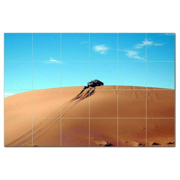 Desert Ceramic Tile Mural Kitchen Backsplash Bathroom Shower, 400573-L64