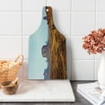 thumbnail image 1 of Desert Cutting Board, Monument Valley View from John Fords Point Merritt Butte Sandstone Image, Decorative Tempered Glass Cutting and Serving Board, Wine Bottle Shape, , by Ambesonne, 1 of 5
