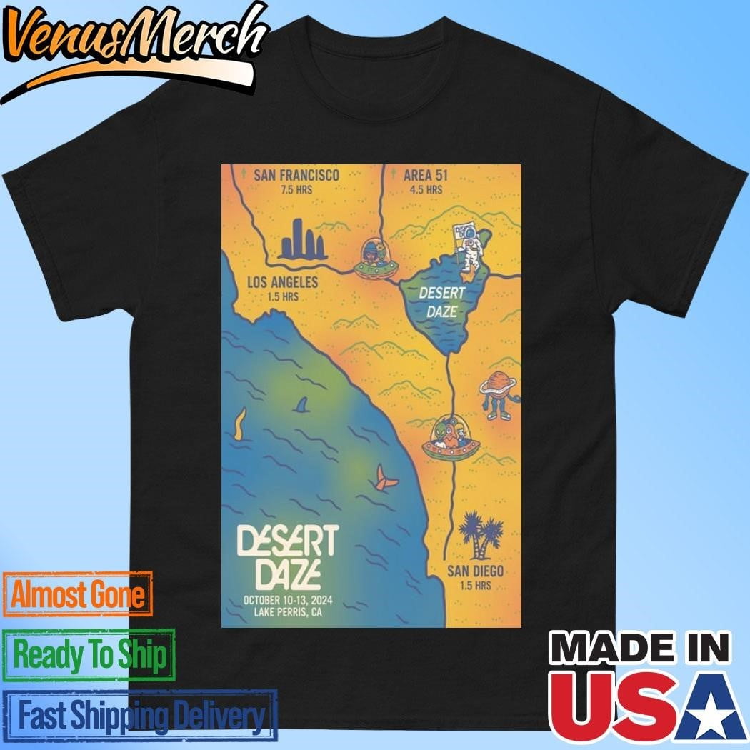 Desert Daze Oct 1013 2024 Lake Perris State Ca Shirt