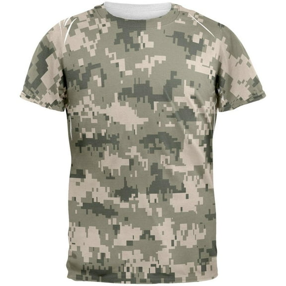Desert Digital Camo All Over Adult T-Shirt - 2X-Large