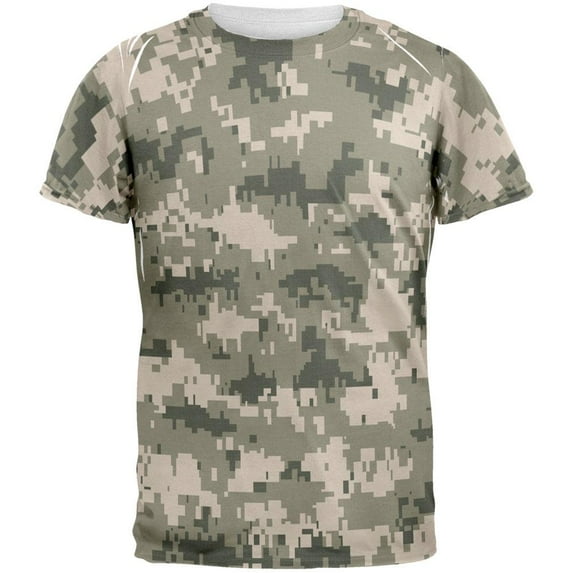 Desert Digital Camo All Over Adult T-Shirt - Large