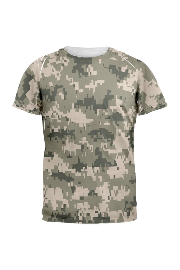 Desert Digital Camo All Over Adult T-Shirt - X-Large