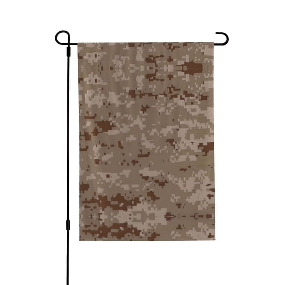 Desert Digital Camouflage Garden Flag 28x40 Double Sided Large Stained House Yard Flag For Outside Porch Lawn Decor