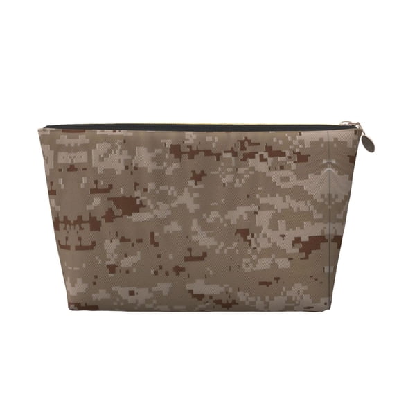 Desert Digital Camouflage Small Purse Organizer Zipper Cosmetic Handbag Tote Pouch For Women