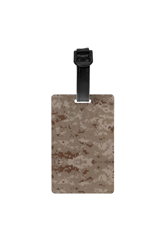 Desert Digital Camouflage Suitcase Travel Bag Labelsluggage Tag For Baggage Pvc Baggage Id Label Tag
