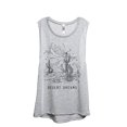 thumbnail image 1 of Desert Dreams Women's Fashion Sleeveless Muscle Workout Yoga Tank Top Sport Grey Small, 1 of 3