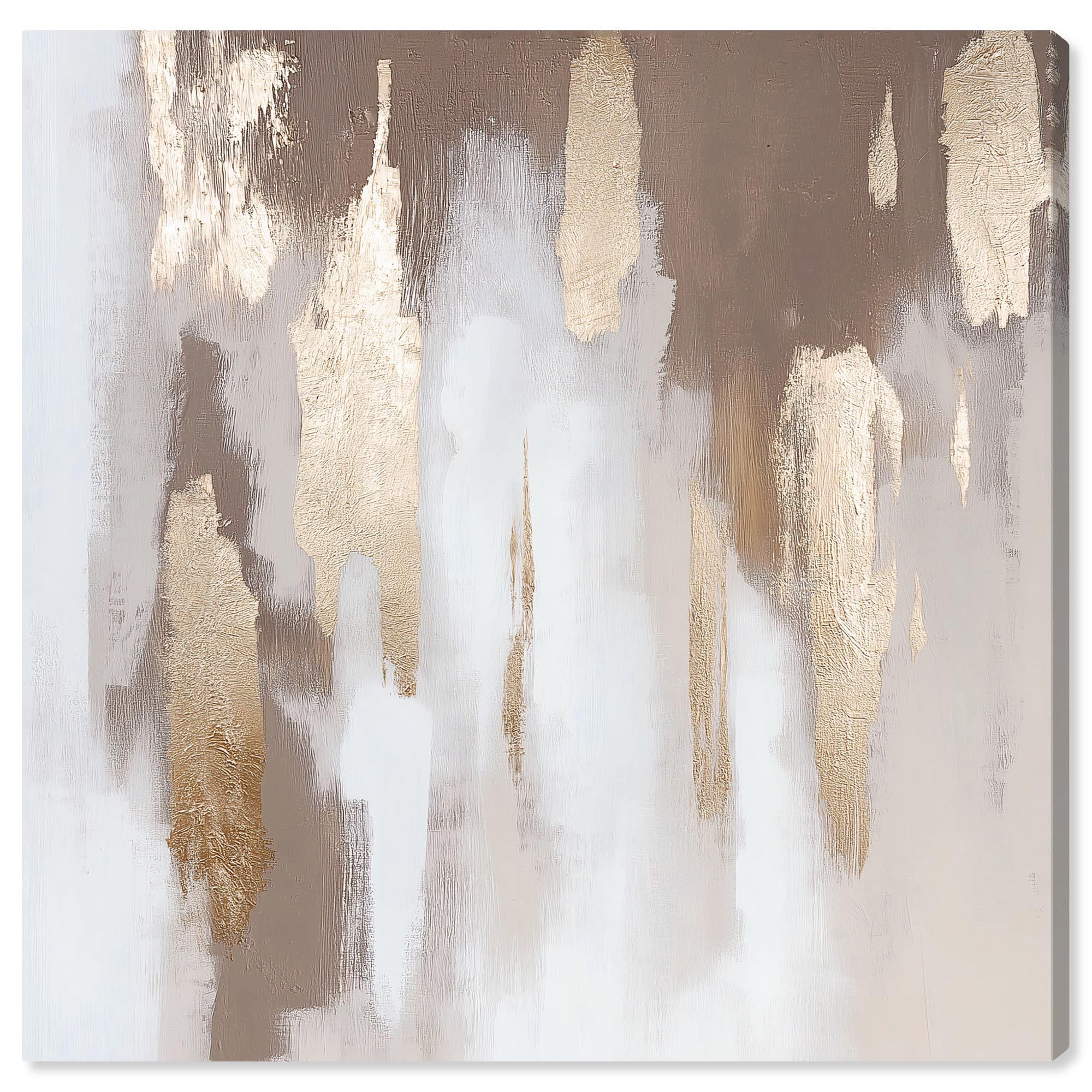 Desert Drift Neutral Abstract Canvas Art, 24" x 24"