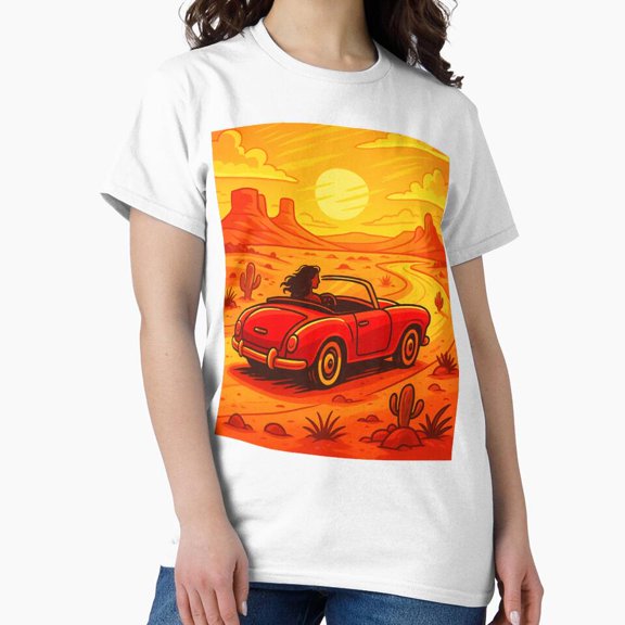 Desert Drive Just Drive Off Road Trip T-Shirt